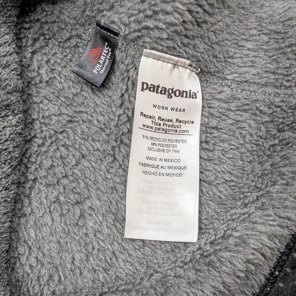 Patagonia Jacket Womens S Gray Mint Re Tool Snap T Fleece Pullover Polartec Cozy - Picture 6 of 8